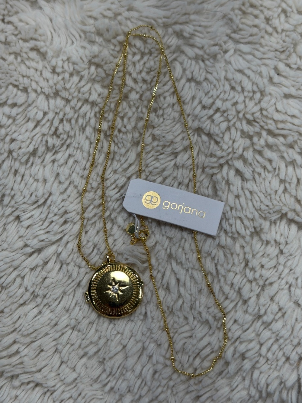 Gorjana Stellar Locket Pendant Necklace